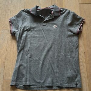 Moncler Tricolor-Trimmed Cotton Piquet Polo Shirt